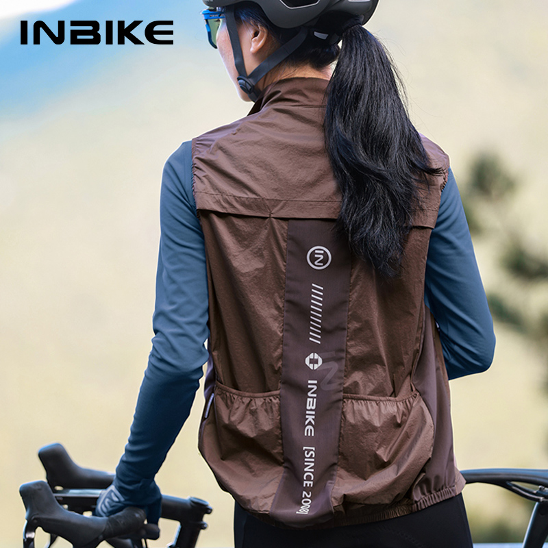 Mountain Biking Jacket - INBIKE rompi bersepeda wanita, rompi tanpa