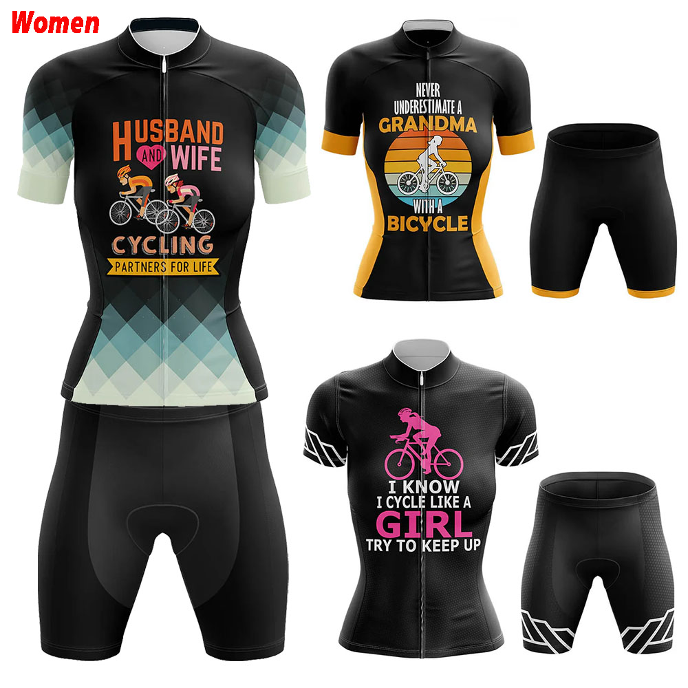 Mountain Biking Outfits Women - Suami dan Istri Pakaian Bersepeda Poliester