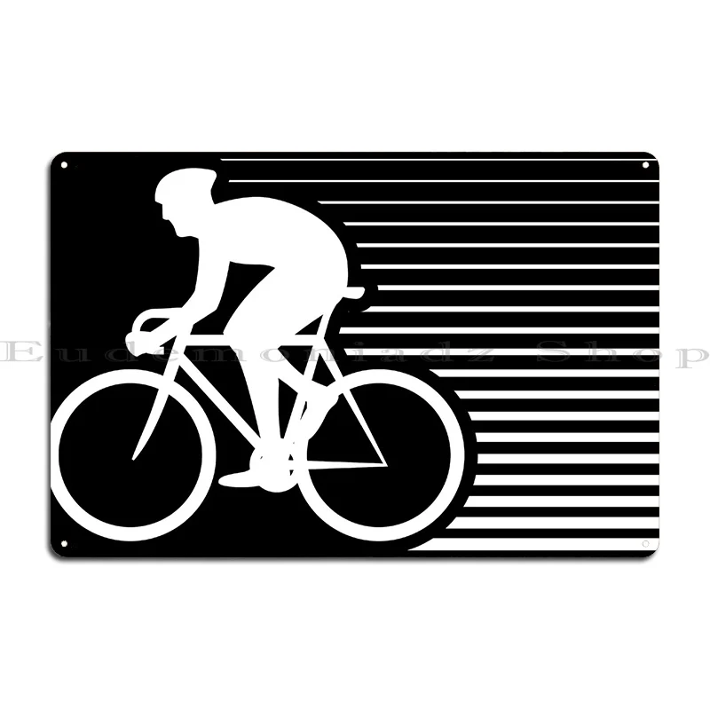 Mountain Biking Europe - Poster Tanda Timah Desainer Ruang Tamu