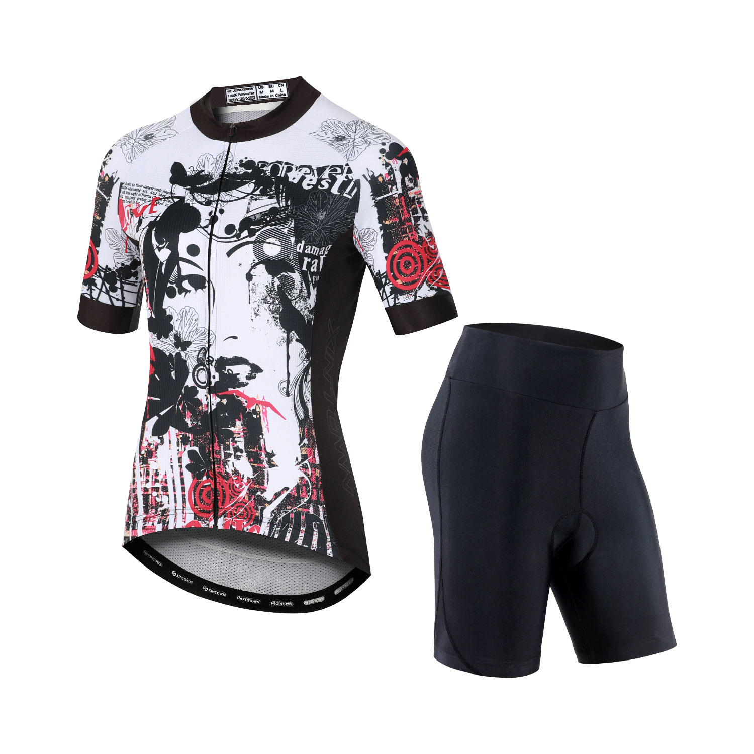 Mountain Biking Outfits Women - Set Jersey Bersepeda Baru Pakaian Bersepeda