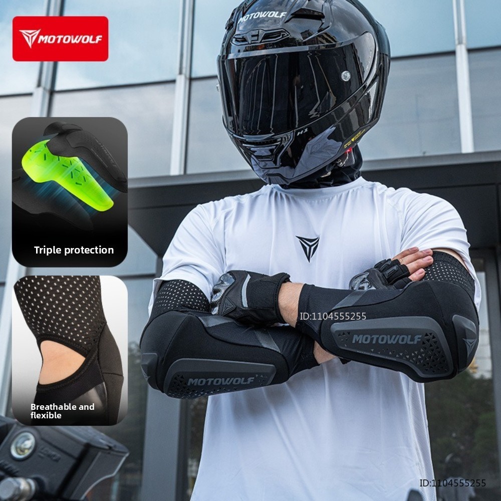 Mountain Biking Elbow Pads - Bantalan Siku Sepeda Motor Pelindung Siku