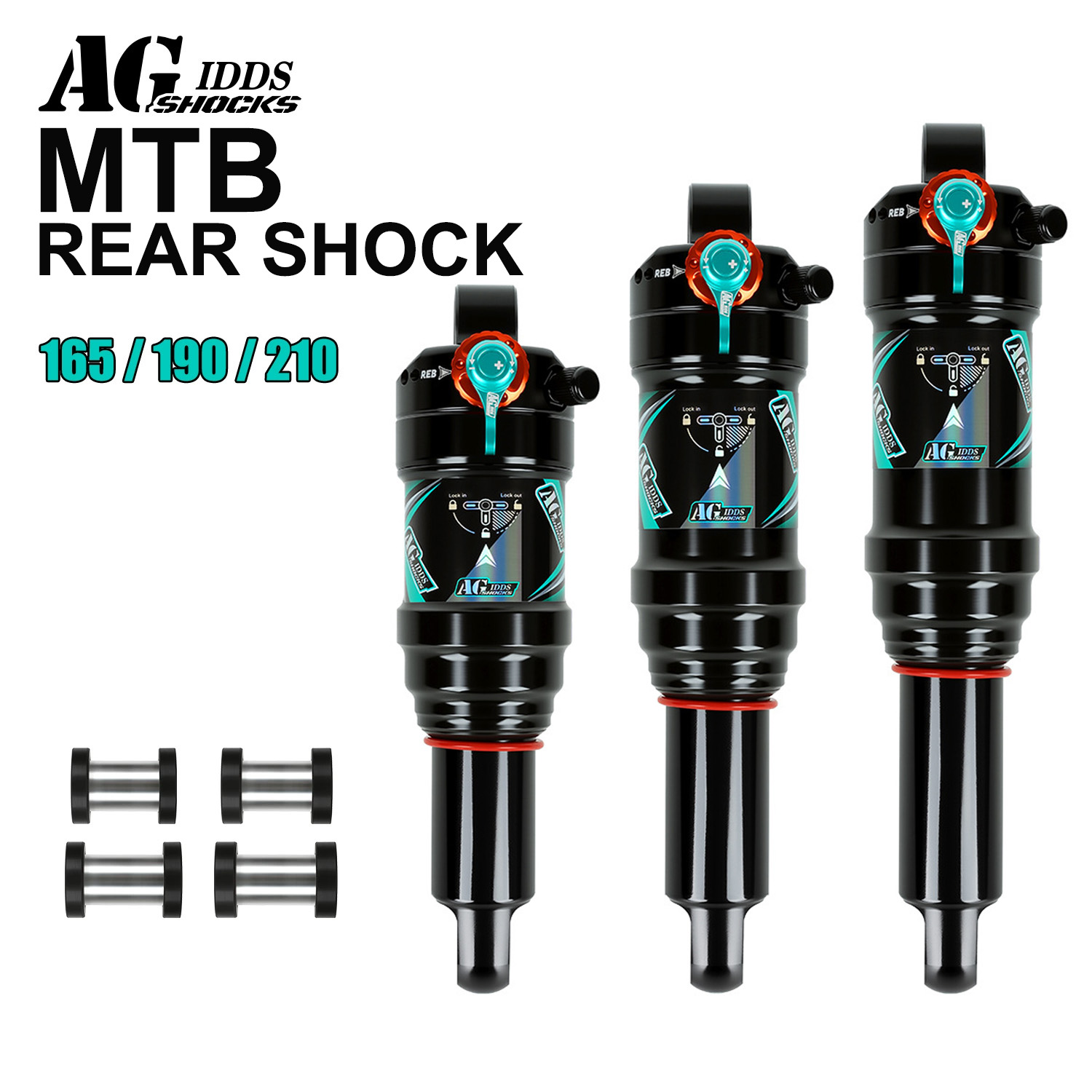 AGSHOCKS MTB Shock Belakang Se - Mountain Biking Downhill ulasan dan harga