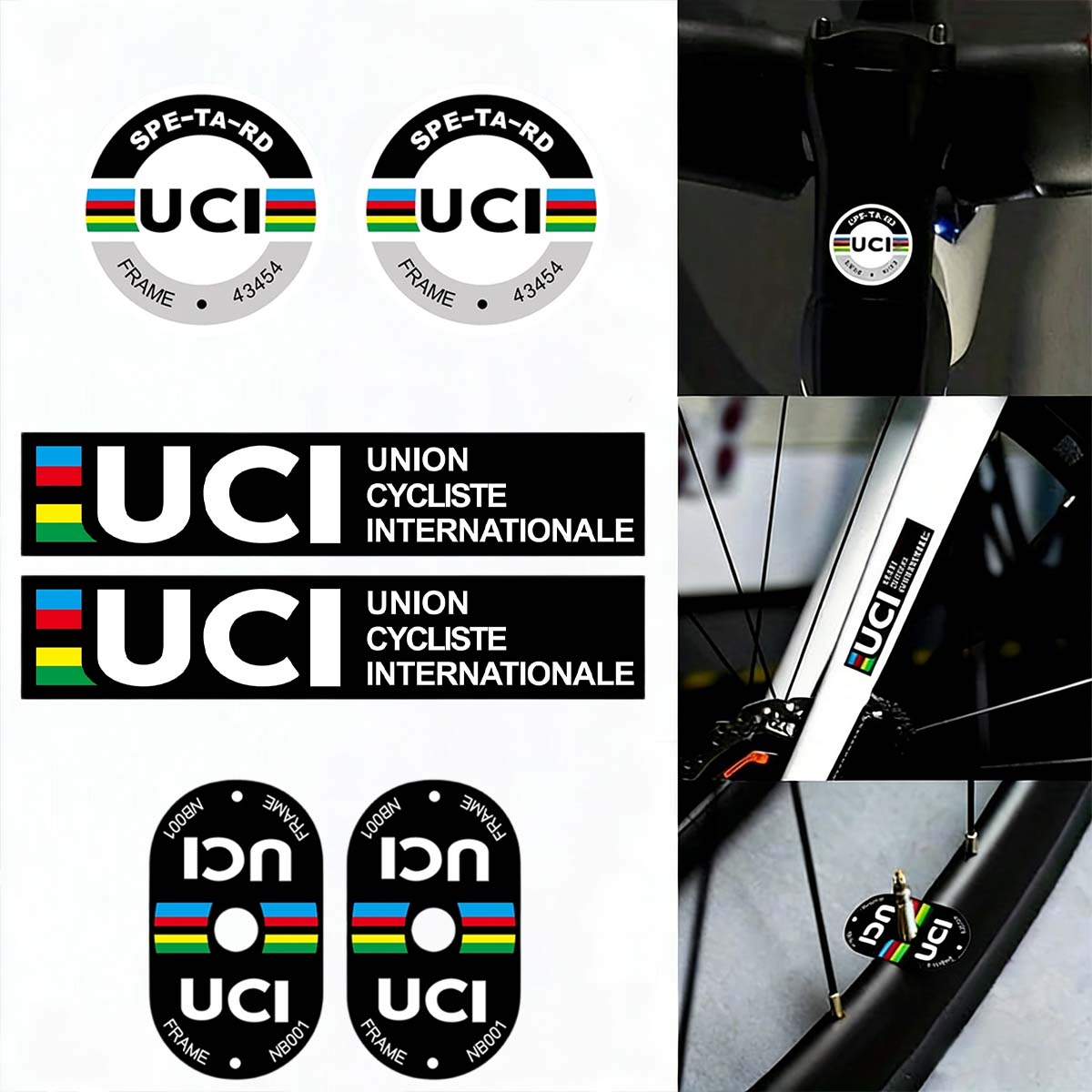 Stiker Rangka Sepeda UCI, Viny - Mountain Biking Uci ulasan dan harga