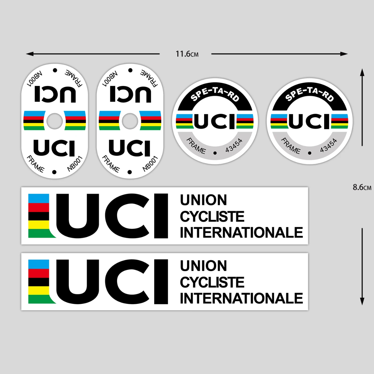Stiker Rangka Sepeda UCI, Viny - Mountain Biking Uci ulasan dan harga