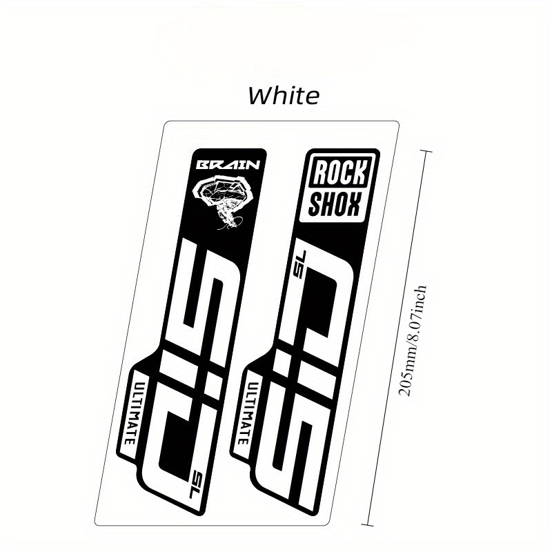 1SET Stiker Sepeda ROCK SHOX S - Mtb Saddle Lightweight ulasan dan harga