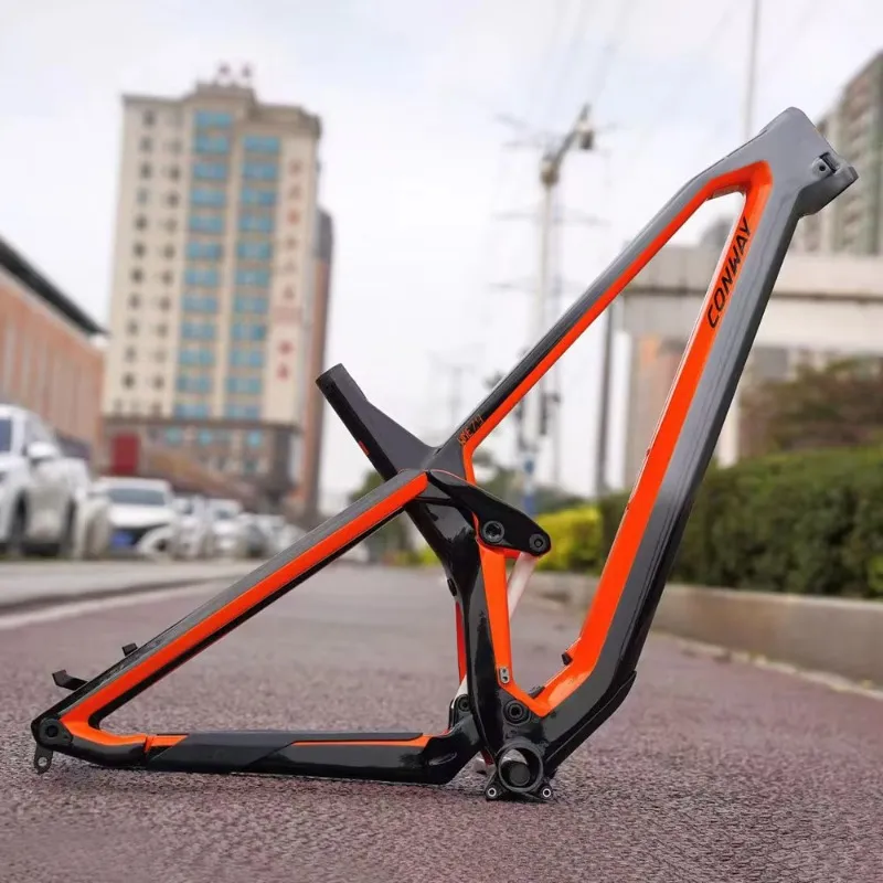 Rangka Sepeda Gunung Full Susp - Mountain Biking Downhill ulasan dan harga