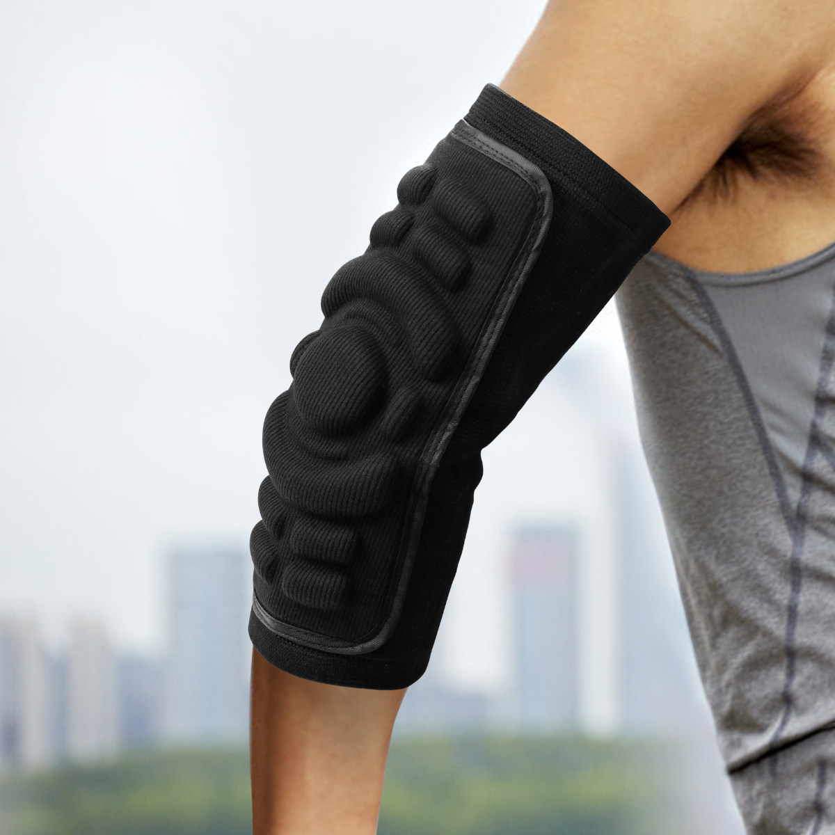 2 Buah Pelindung Siku Sepeda G - Mountain Biking Elbow Pads ulasan dan harga