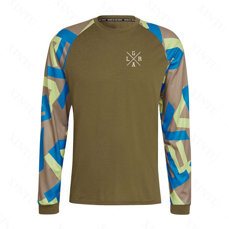 Jersey Sepeda Motor Pria Lrga  - Mountain Biking Downhill ulasan dan harga