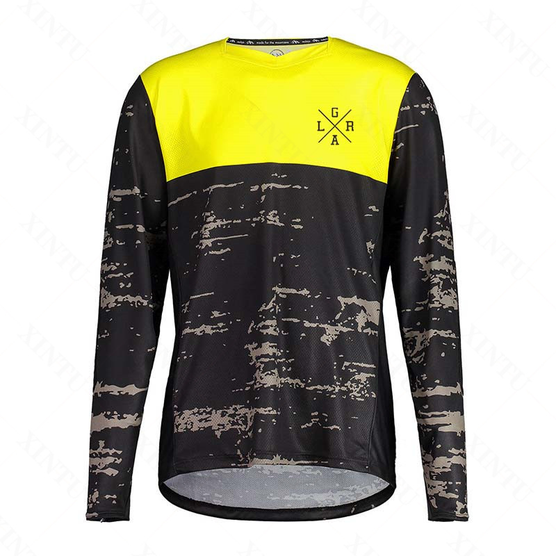 Jersey Sepeda Motor Pria Lrga  - Mountain Biking Downhill ulasan dan harga
