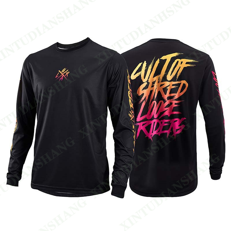 Jersey Lengan Panjang Pria Loo - Mountain Biking Downhill ulasan dan harga