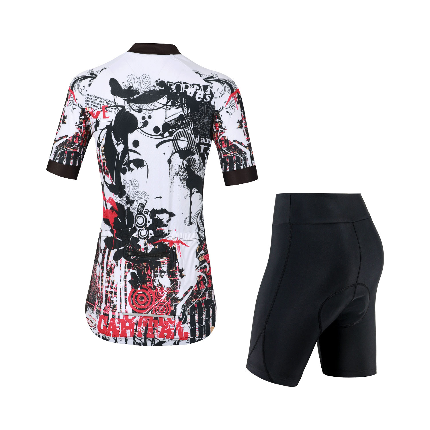 Set Jersey Bersepeda Baru Paka - Mountain Biking Outfits Women ulasan dan harga