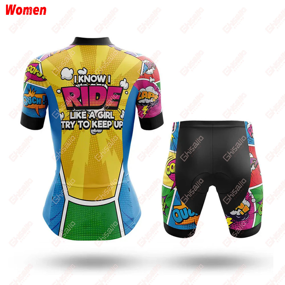 Like A Girl Komik Poliester Pa - Mountain Biking Outfits Women ulasan dan harga