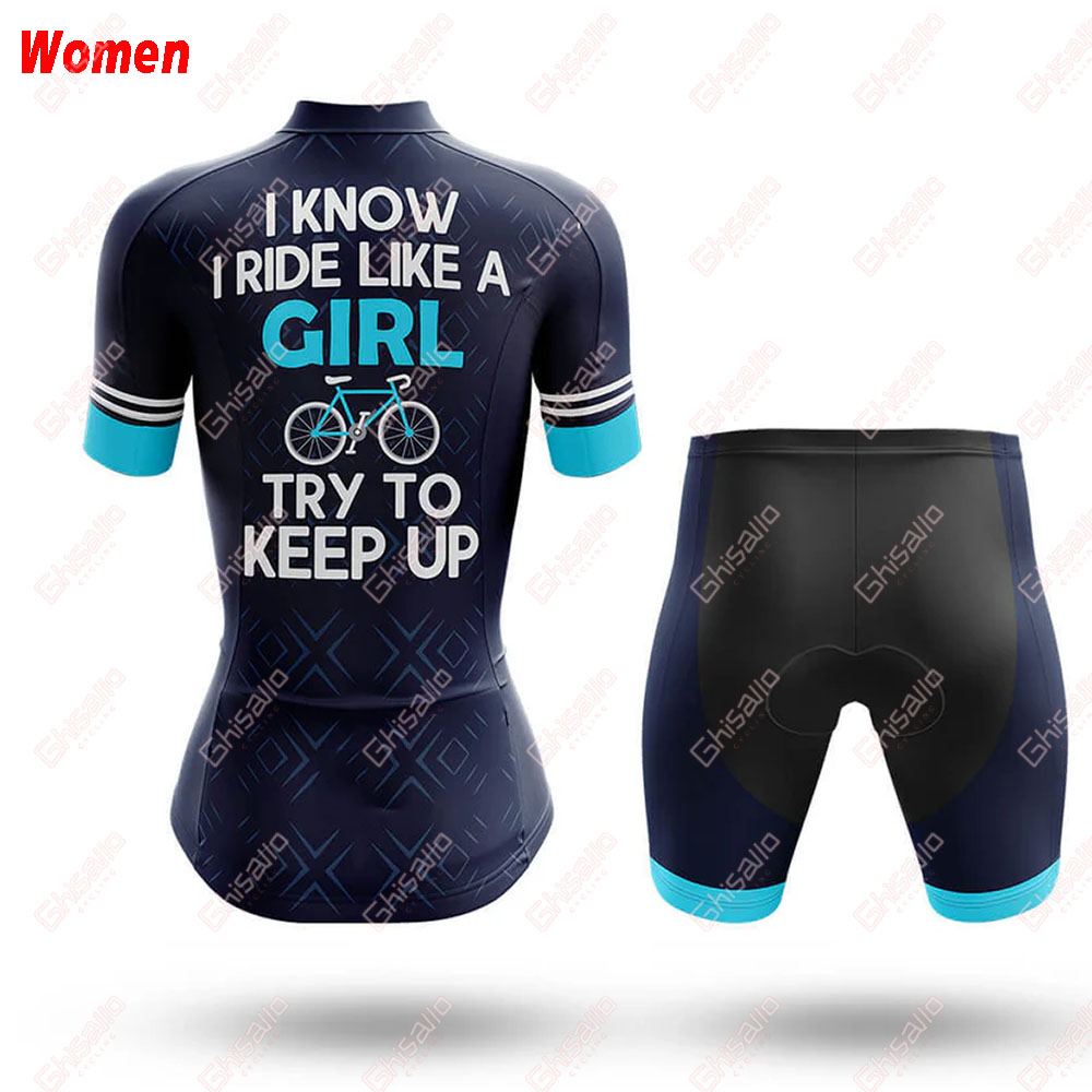 Like A Girl Pakaian Bersepeda  - Mountain Biking Outfits Women ulasan dan harga