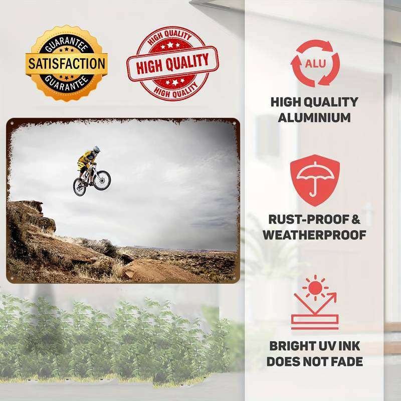 Poster Timah 3D Sepeda Gunung, - Mountain Biking Europe ulasan dan harga