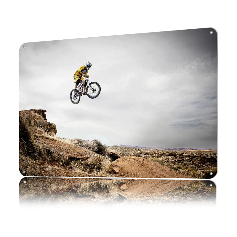 Poster Timah 3D Sepeda Gunung, - Mountain Biking Europe ulasan dan harga