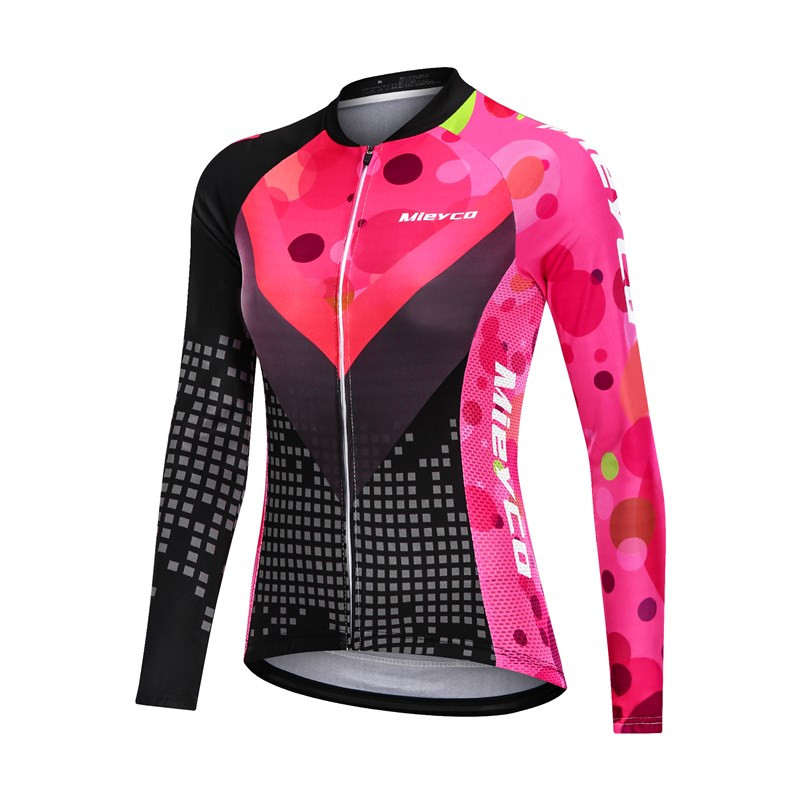 Jersey bersepeda lengan panjan - Mountain Biking Outfits Women ulasan dan harga
