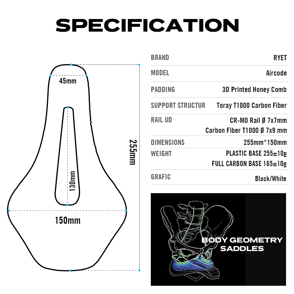 RYET sadel sepeda Motif 3D, ku - Mtb Saddle Lightweight ulasan dan harga