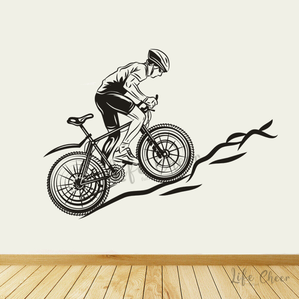 Stiker Dinding Bersepeda Gunun - Mountain Biking Europe ulasan dan harga