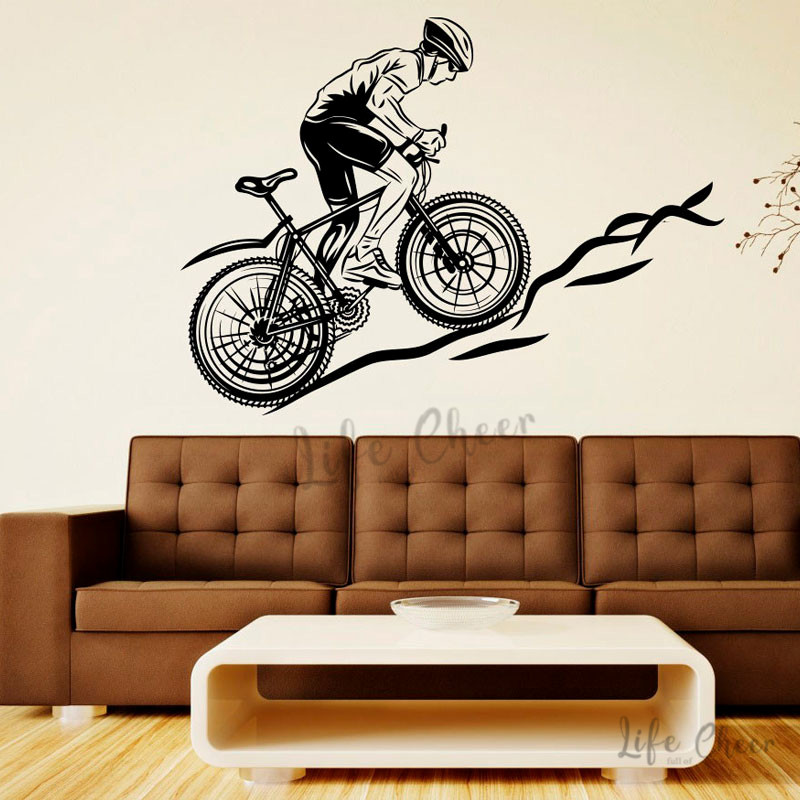 Stiker Dinding Bersepeda Gunun - Mountain Biking Europe ulasan dan harga