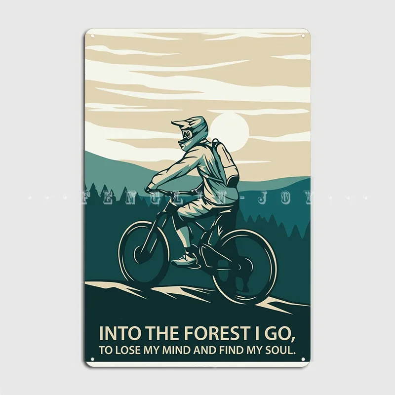 Poster Plakat Logam Sepeda Gun - Mountain Biking Europe ulasan dan harga